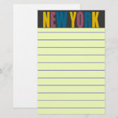 New York Briefpapier (Vorne/Hinten)