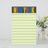 New York Briefpapier (Stehend Vorderseite)