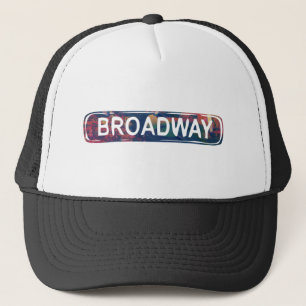 New York Broadway New York 5th Avenue Mauer Truckerkappe