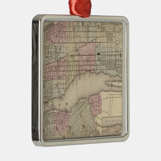 New York, Brooklyn 3 Ornament Aus Metall (Rechts)