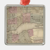 New York, Brooklyn 3 Ornament Aus Metall (Vorne)