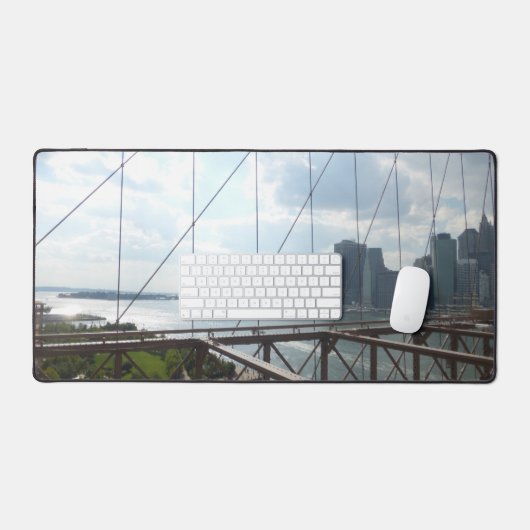 New York, Brooklyn Bridge Desk Mat Schreibtischunterlage (Tastatur & Maus)