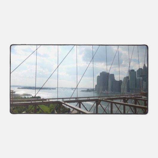 New York, Brooklyn Bridge Desk Mat Schreibtischunterlage (Vorderseite)