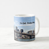 New York - Brooklyn Bridge Kaffeetasse (VorderseiteRechts)