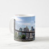 New York - Brooklyn Bridge Kaffeetasse (Vorderseite Links)