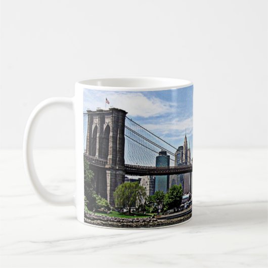 New York - Brooklyn Bridge Kaffeetasse (Links)