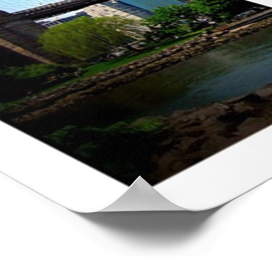 New York - Brooklyn Bridge Poster (Ecke)