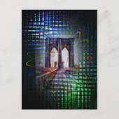 New York - Brooklyn Bridge Postkarte (Vorderseite)