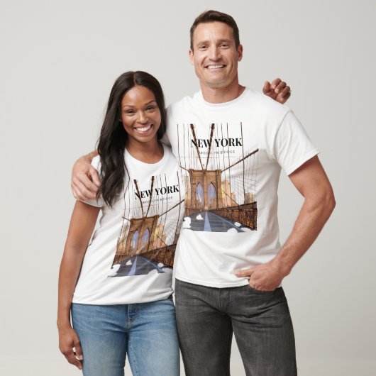 New York Brooklyn Bridge T-Shirt (Unisex)