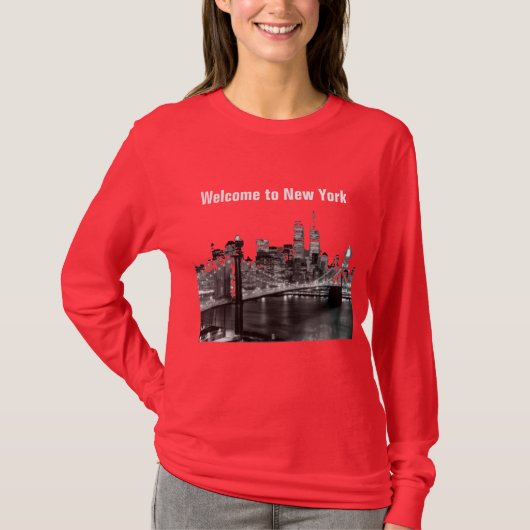 New York Brooklyn Bridge T-Shirt (Vorderseite)