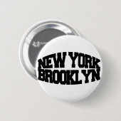 New York Brooklyn Button (Vorne & Hinten)