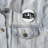 New York Brooklyn Button (Beispiel)