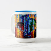 New York Brooklyn Cruise Port Stains Tasse (Vorderseite Links)