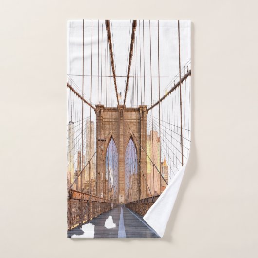 New York Brooklyn Design Badetuch Set (Handtuch)
