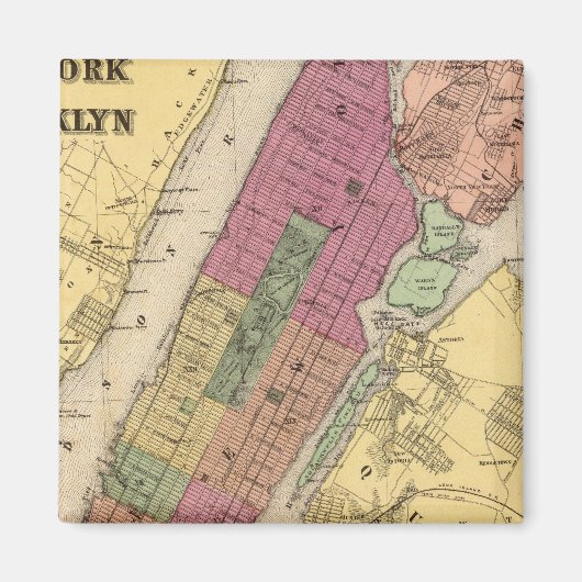 New York, Brooklyn Magnet (Vorne)