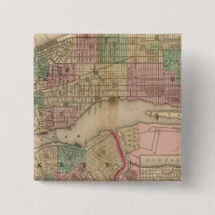 New York, Brooklyn Map von Mitchell Button