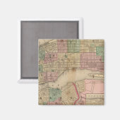 New York, Brooklyn Map von Mitchell Magnet (Vorderseite/Rückseite)