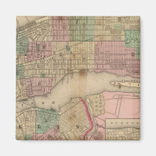 New York, Brooklyn Map von Mitchell Magnet