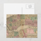 New York, Brooklyn Map von Mitchell Postkarte (Vorne/Hinten)
