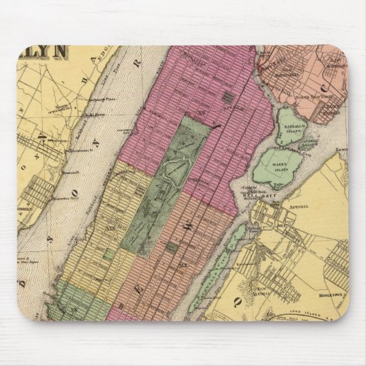 New York, Brooklyn Mousepad (Vorne)