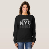 New York Brooklyn/New York Pullover/NYC-Uni Sweatshirt (Vorne ganz)