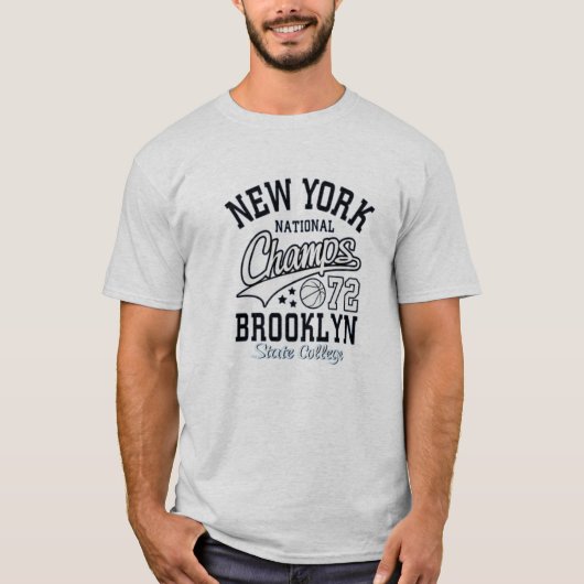 New York Brooklyn state college varsity athletic  T-Shirt (Vorderseite)