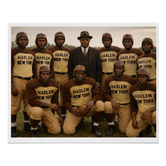New York Brown Bombers Football Team Poster (Vorderseite)