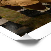 New York Brown Bombers Football Team Poster (Ecke)