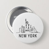 New York Button (Vorne & Hinten)