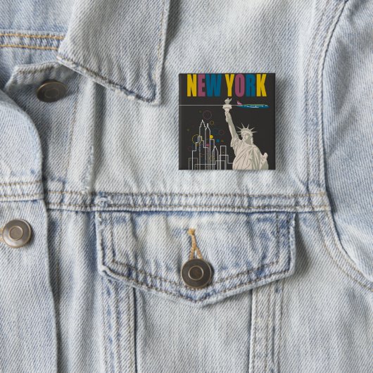 New York Button (Beispiel)