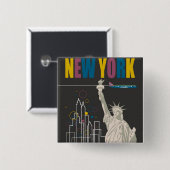 New York Button (Vorne & Hinten)