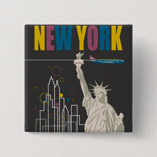 New York Button (Vorderseite)