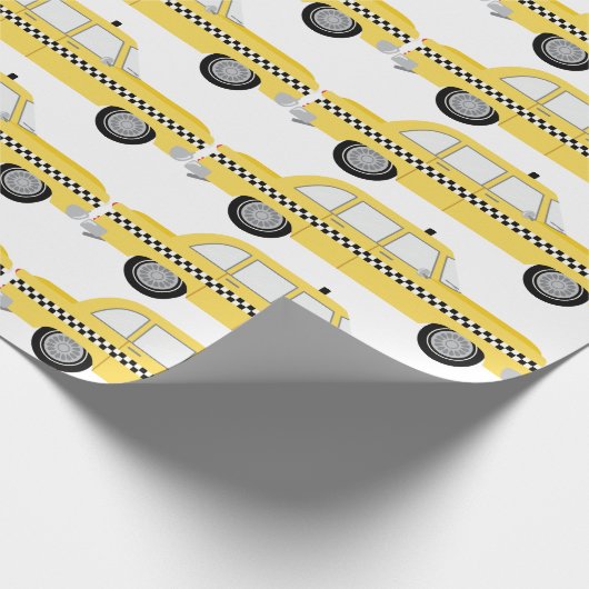 New York Cab Geschenkpapier (Ecke)