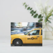 New York Cab Postkarte (Stehend Vorderseite)