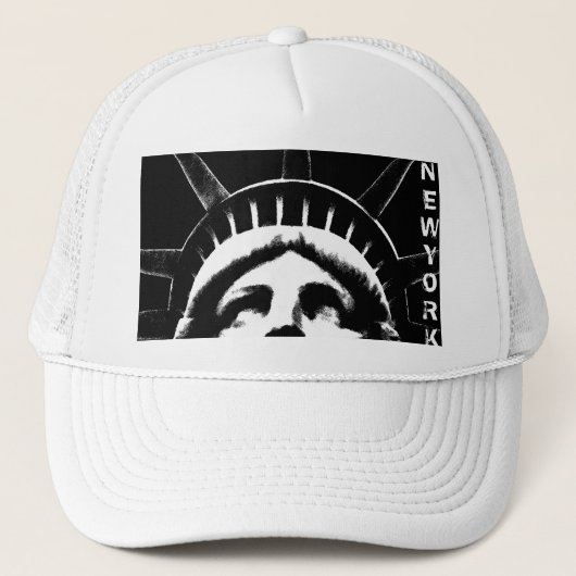 New York Caps Hats New York Souvenir Liberty Gesch Truckerkappe (Vorderseite)