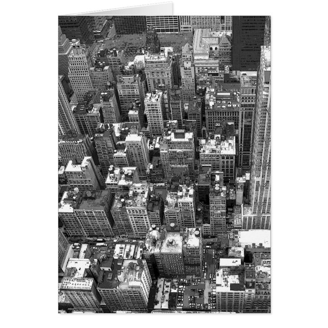 New York Card Cityscape New York Souvenir Card (Vorne)