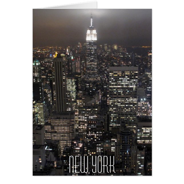 New York Card New York City Skyline Souvenir Card (Vorne)
