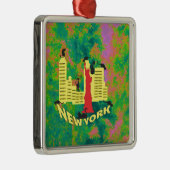 NEW YORK Cat Ornament Aus Metall (Rechts)