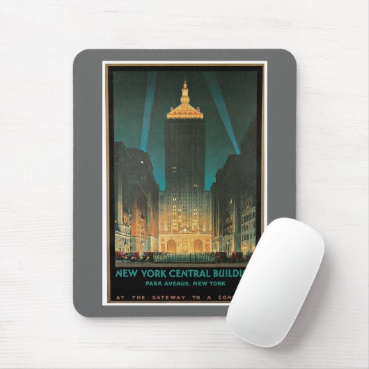 New York Central Gebäude 1930 Mousepad (Mit Mouse)