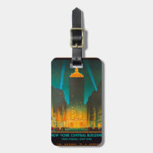 New York Central Gebäude Gepäckanhänger (Vorderseite vertikal)