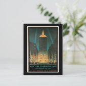 "New York Central Gebäude" Vintag Postkarte (Stehend Vorderseite)