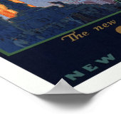 New York Central Lines - Vintage Travel Poster (Ecke)