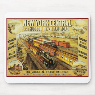 New York Central Mousepad