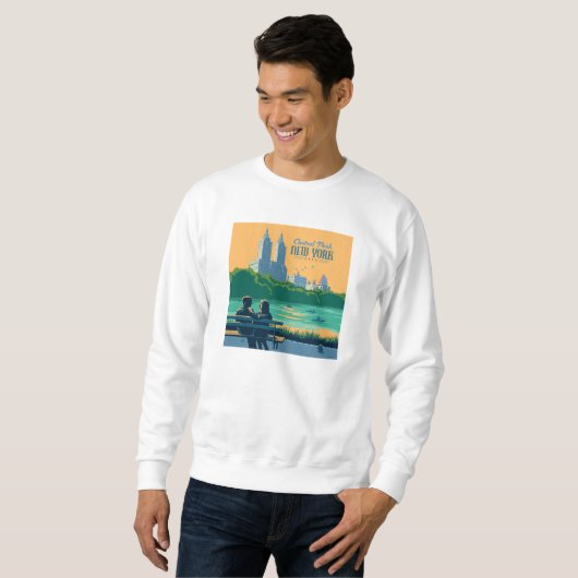 New York Central Park Bench Sweatshirt (Vorne ganz)
