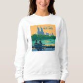 New York Central Park Bench Sweatshirt (Vorderseite)
