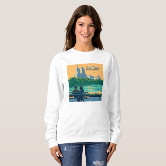 New York Central Park Bench Sweatshirt (Vorne ganz)