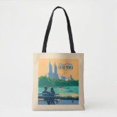 New York Central Park Bench Tasche (Vorderseite)