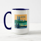 New York Central Park Bench Tasse (Links)