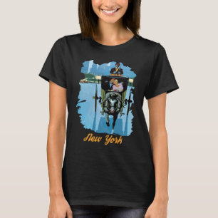 New York Central Park Kutschen-Reise-T-Shirt T-Shirt