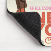 New York Central Park Vintage Reiseplakat Mousepad (Ecke)